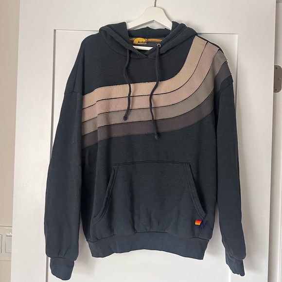 Aviator Nation Navy and Gray Hoodie - Picture 3 of 5